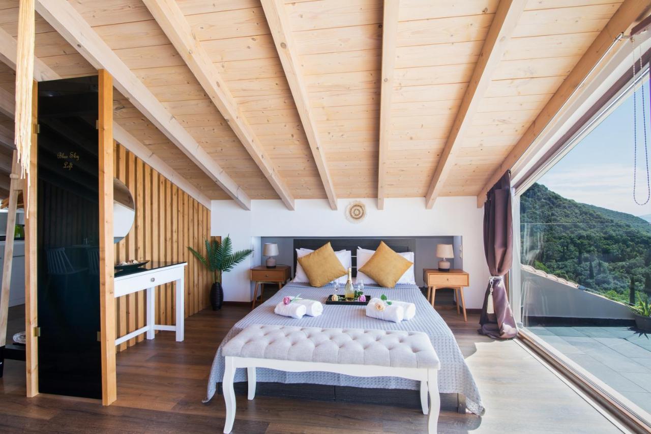 דירות Spartylas Blue Sky Loft By Corfuescapes מראה חיצוני תמונה