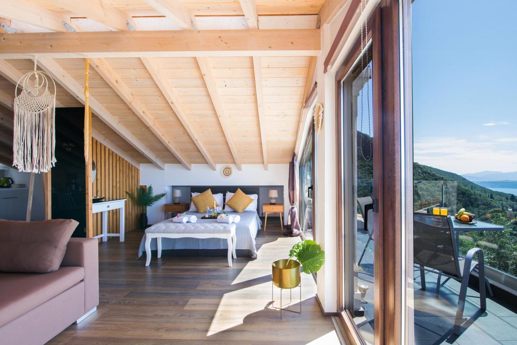 דירות Spartylas Blue Sky Loft By Corfuescapes מראה חיצוני תמונה